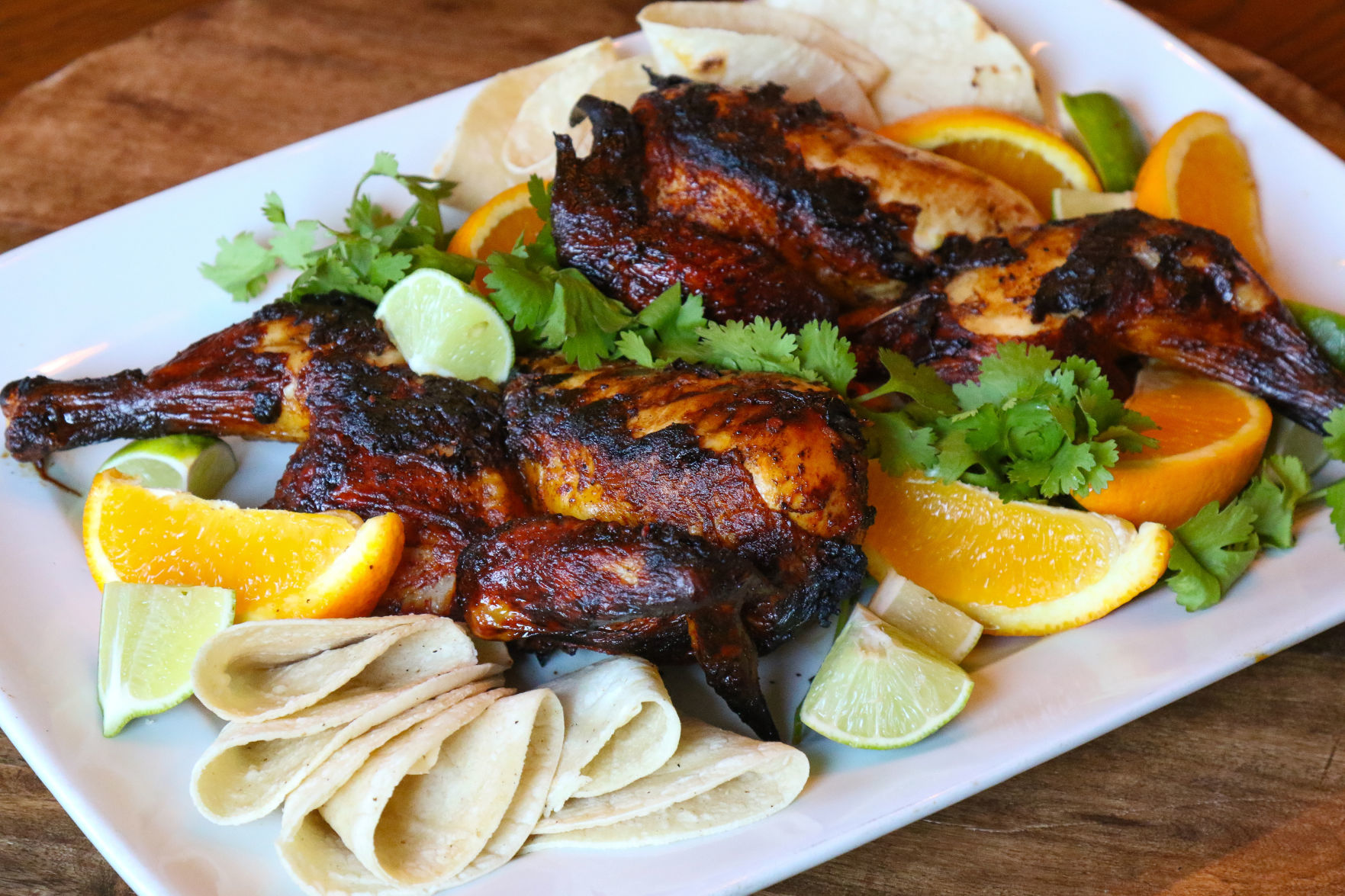 Recipe: Achiote-rubbed grilled chicken